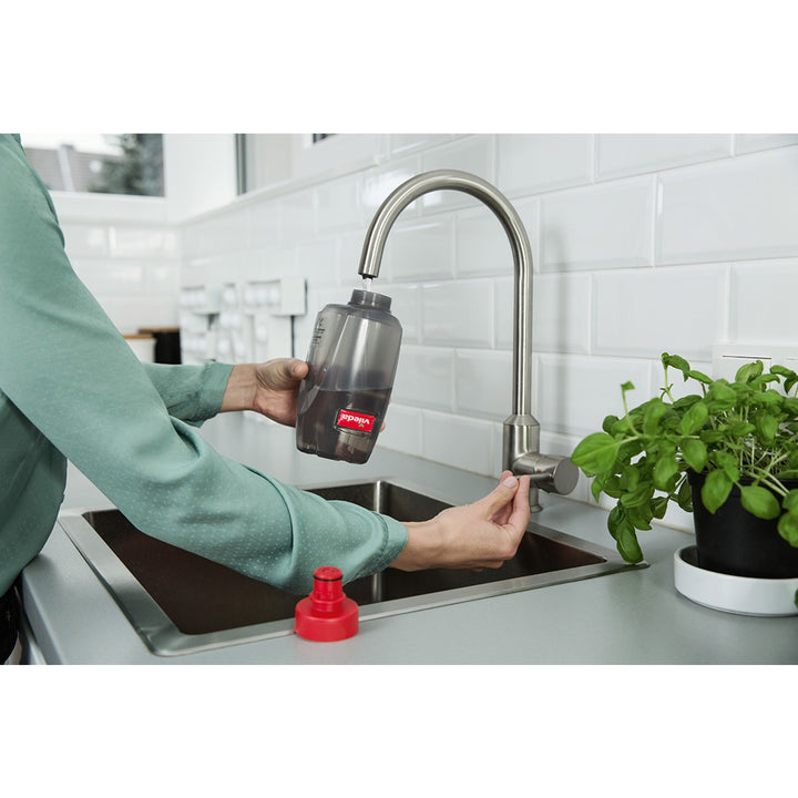 Mop avec nettoyeur rotatif Vileda Spray & Clean Couverture en microfibre double