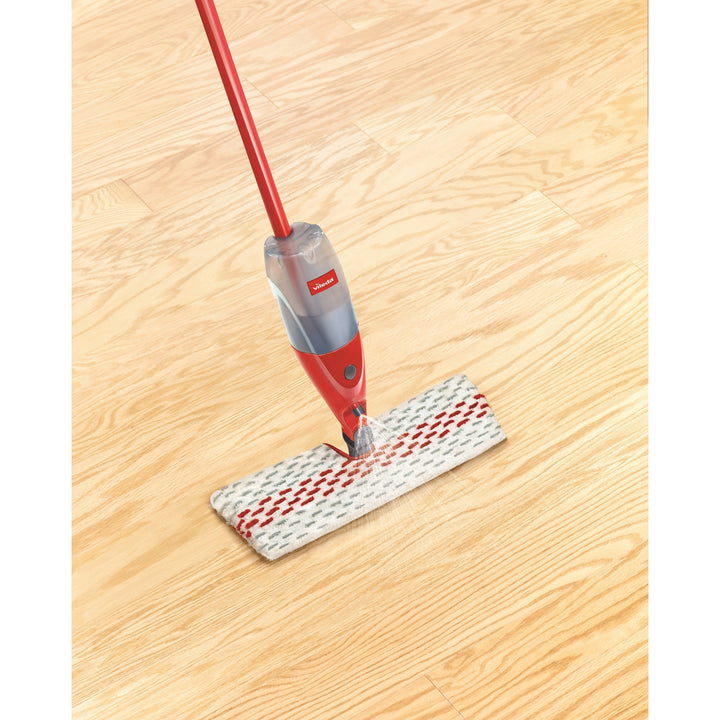 Mop avec nettoyeur rotatif Vileda Spray & Clean Couverture en microfibre double