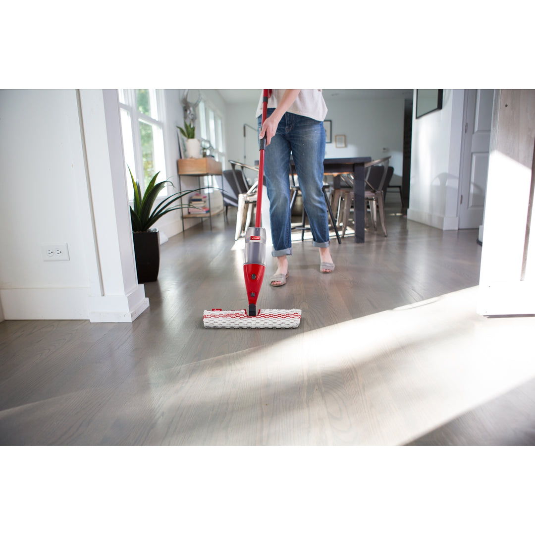 Mop avec nettoyeur rotatif Vileda Spray & Clean Couverture en microfibre double