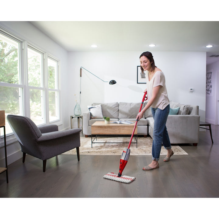 Mop avec nettoyeur rotatif Vileda Spray & Clean Couverture en microfibre double
