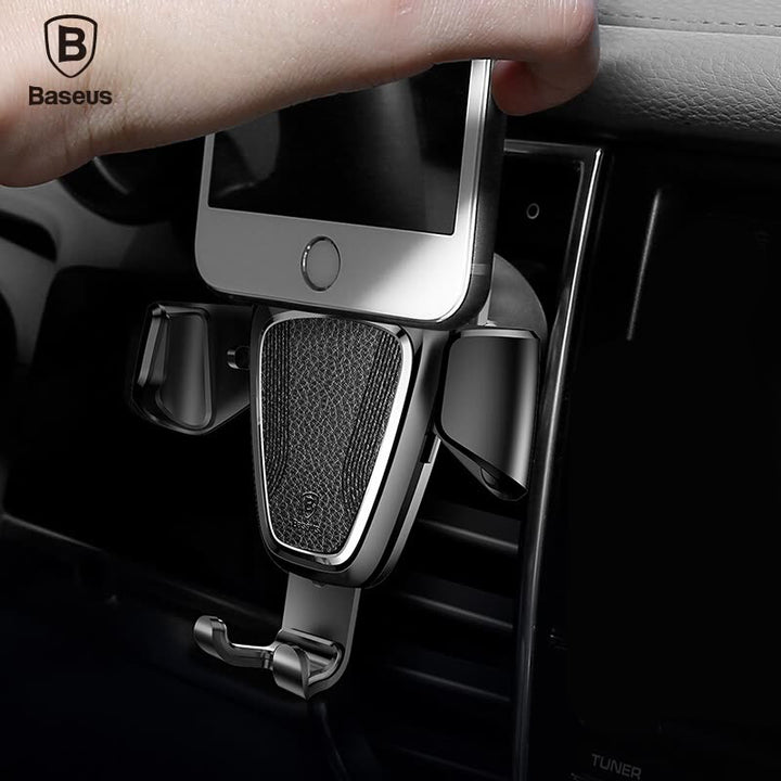 Support de téléphone pour grille d'aération de voiture BASEUS GRAVITY