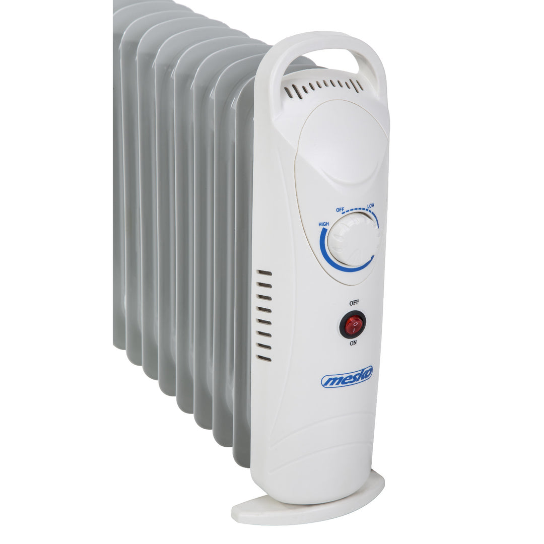 Chauffe-huile Mesko, 9 ailettes, 1000W, contrôle de la température, gris, MS 7805