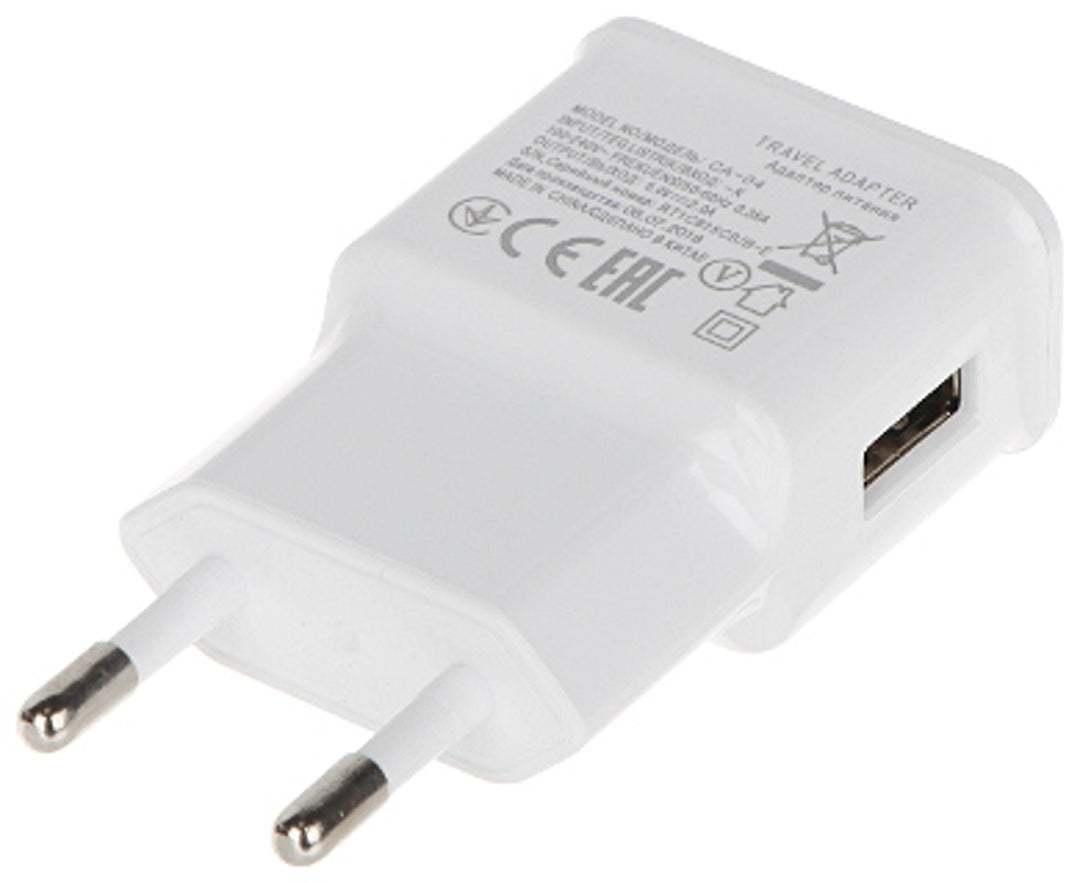 Chargeur USB CA-04 5V 2A Travel blanc 100-240V