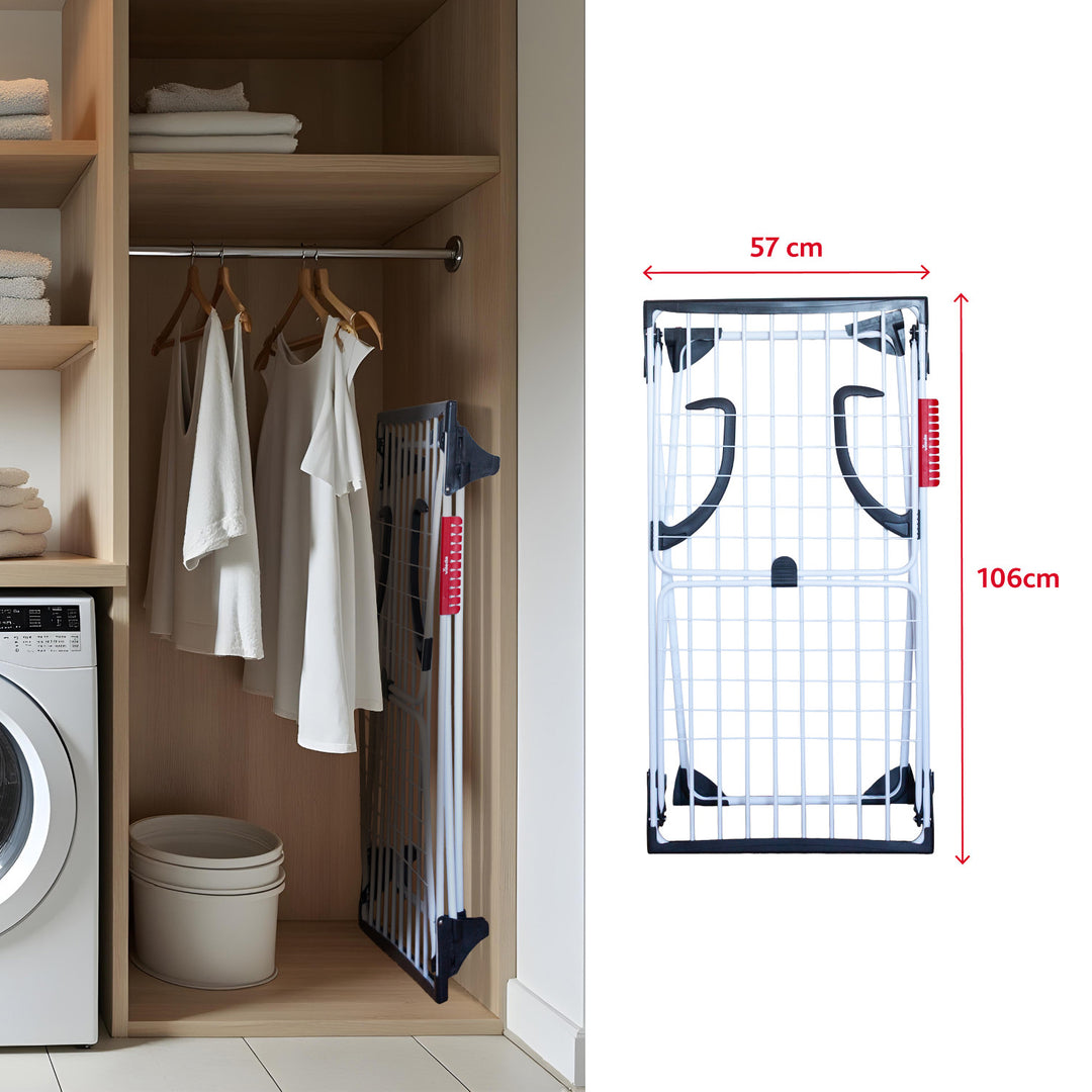Sèchoir à linge avec verrouillage de l'aile 2en1 Vileda Premium