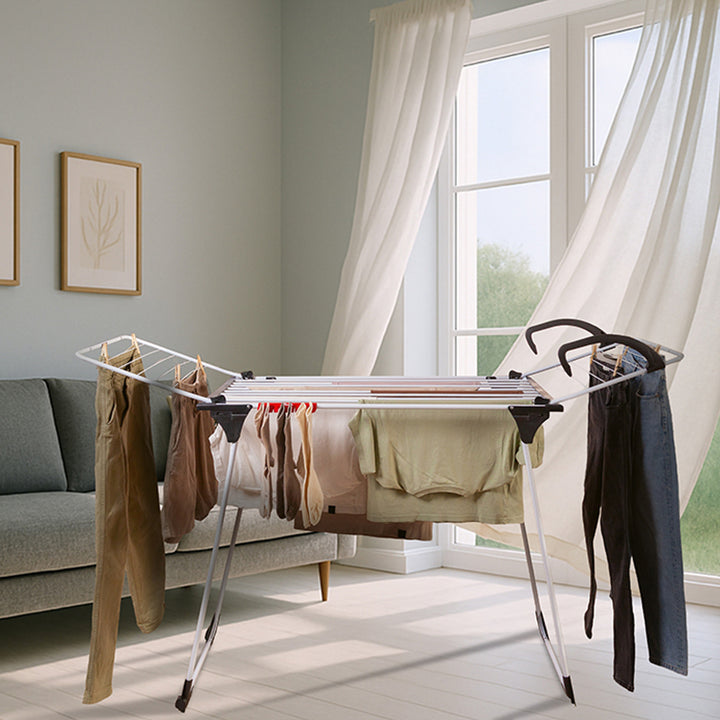 Sèchoir à linge avec verrouillage de l'aile 2en1 Vileda Premium