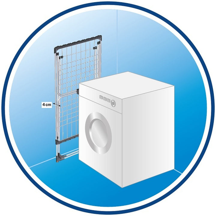 Séchoir à linge résistante à roulettes Vileda Aluminium 100