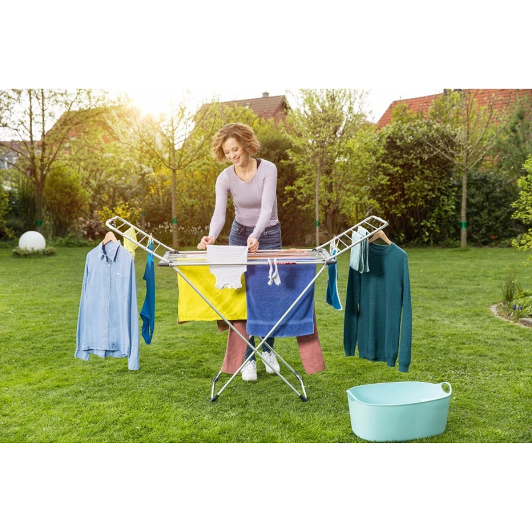 Séchoir à linge résistante à roulettes Vileda Aluminium 100