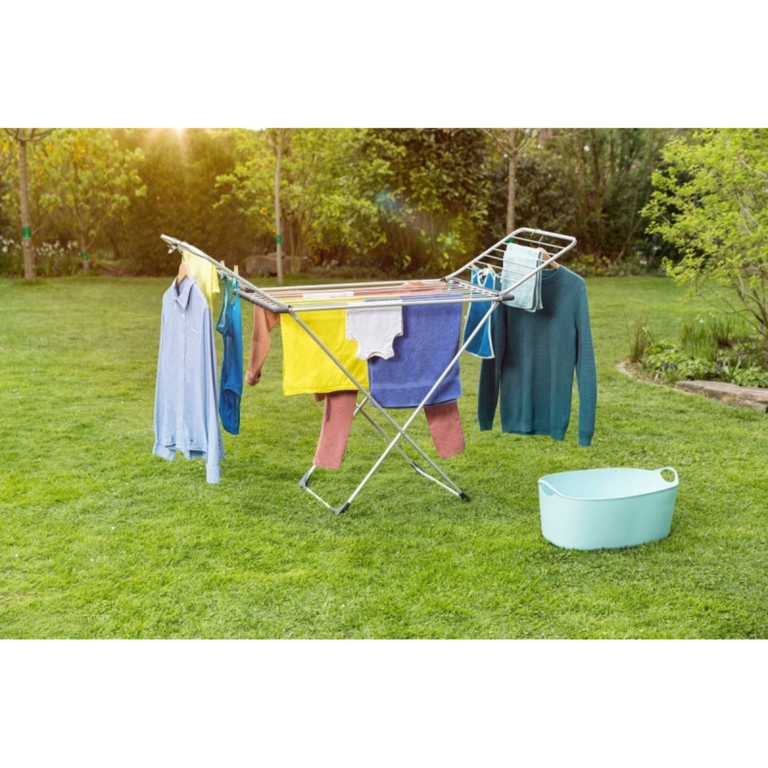 Séchoir à linge résistante à roulettes Vileda Aluminium 100