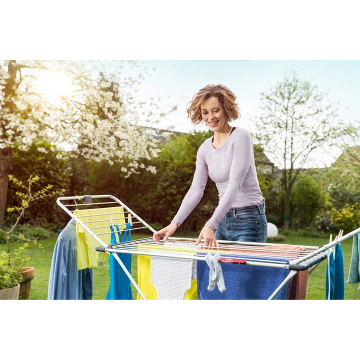Séchoir à linge résistante à roulettes Vileda Aluminium 100