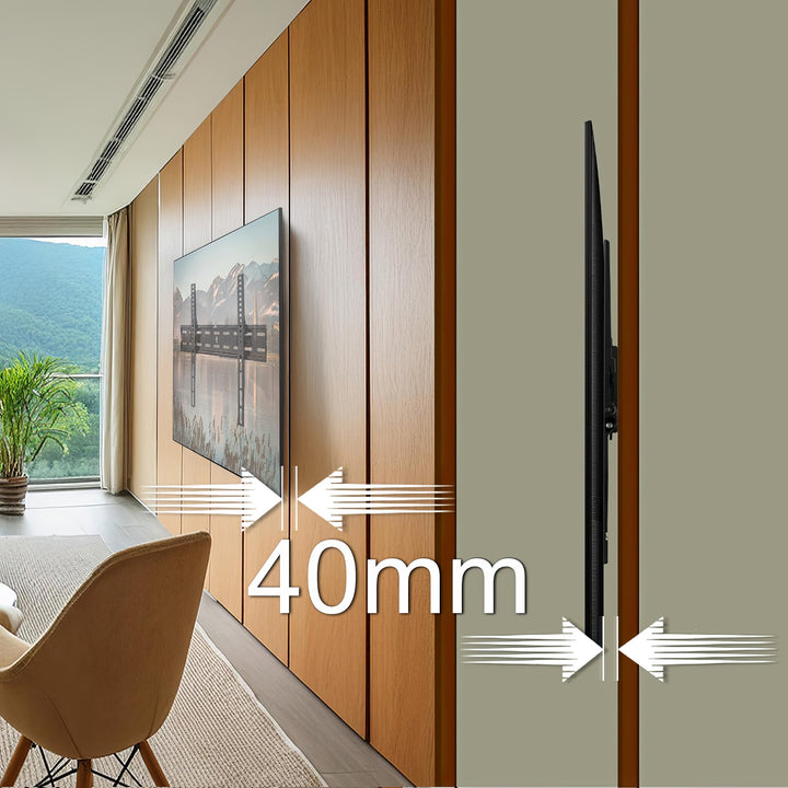 Support mural pour téléviseur écran plasma LCD OLED QLED Maclean MC-862