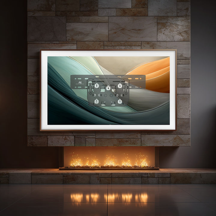 Support mural QLED TV Micro-Gap pour Samsung de 75 " à 50kg Maclean MC-837