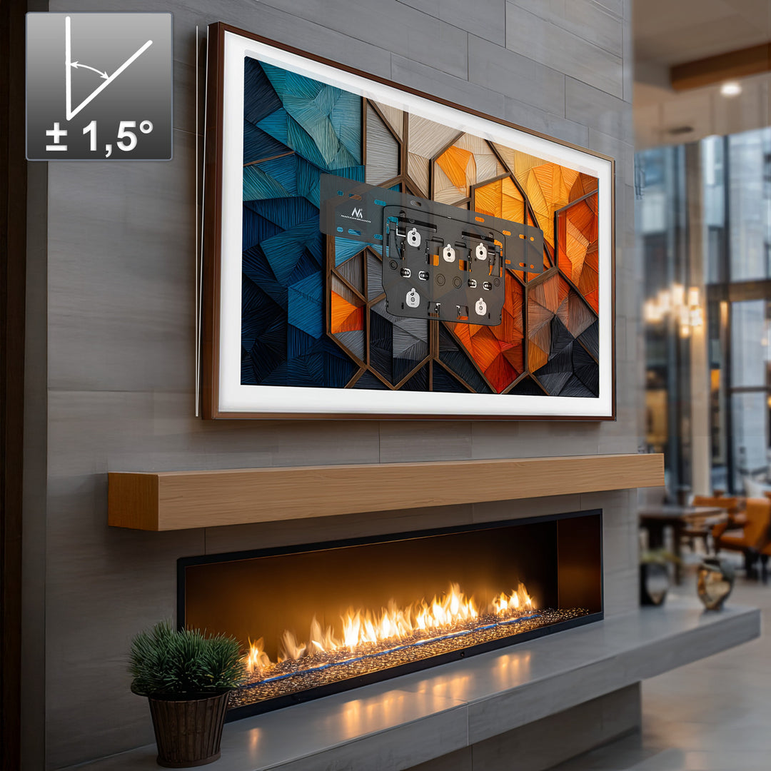 Support mural QLED TV Micro-Gap pour Samsung de 75 " à 50kg Maclean MC-837
