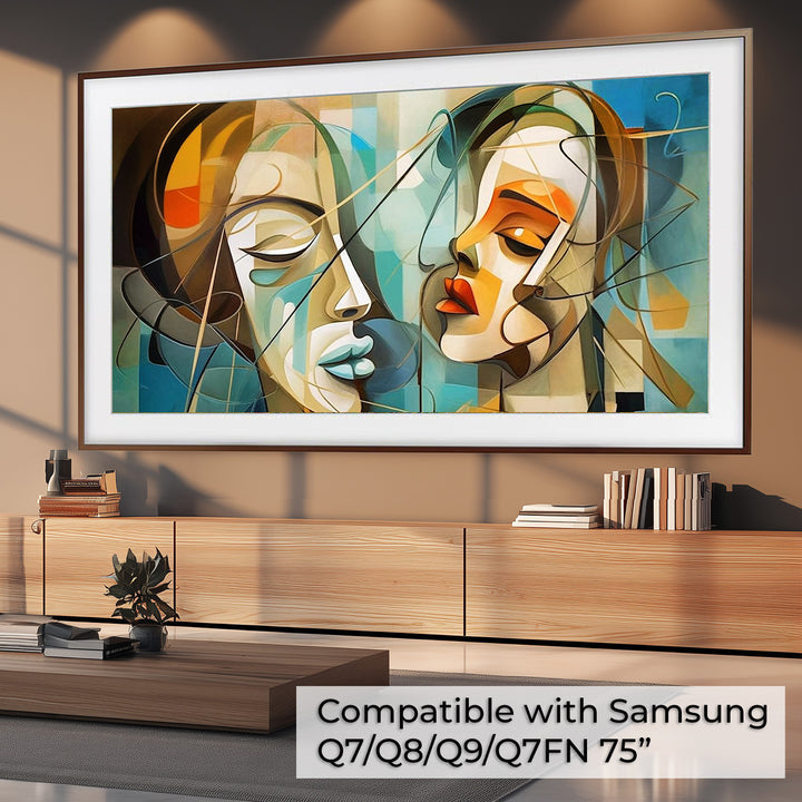 Support mural QLED TV Micro-Gap pour Samsung de 75 " à 50kg Maclean MC-837