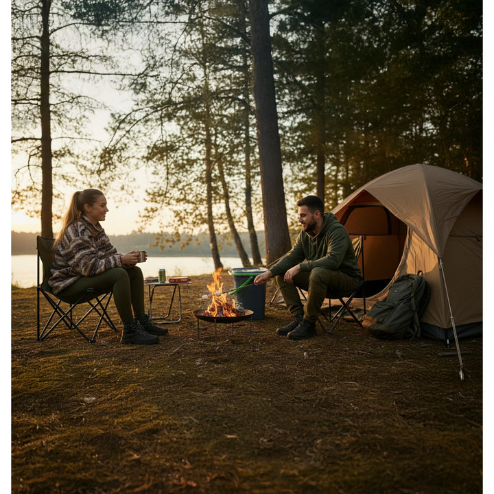 GreenBlue GB320BG Toilette touristique noir et vert