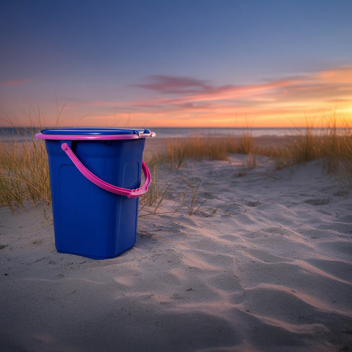 Toilette de voyage GreenBlue GB320BR, bleu marine et rose