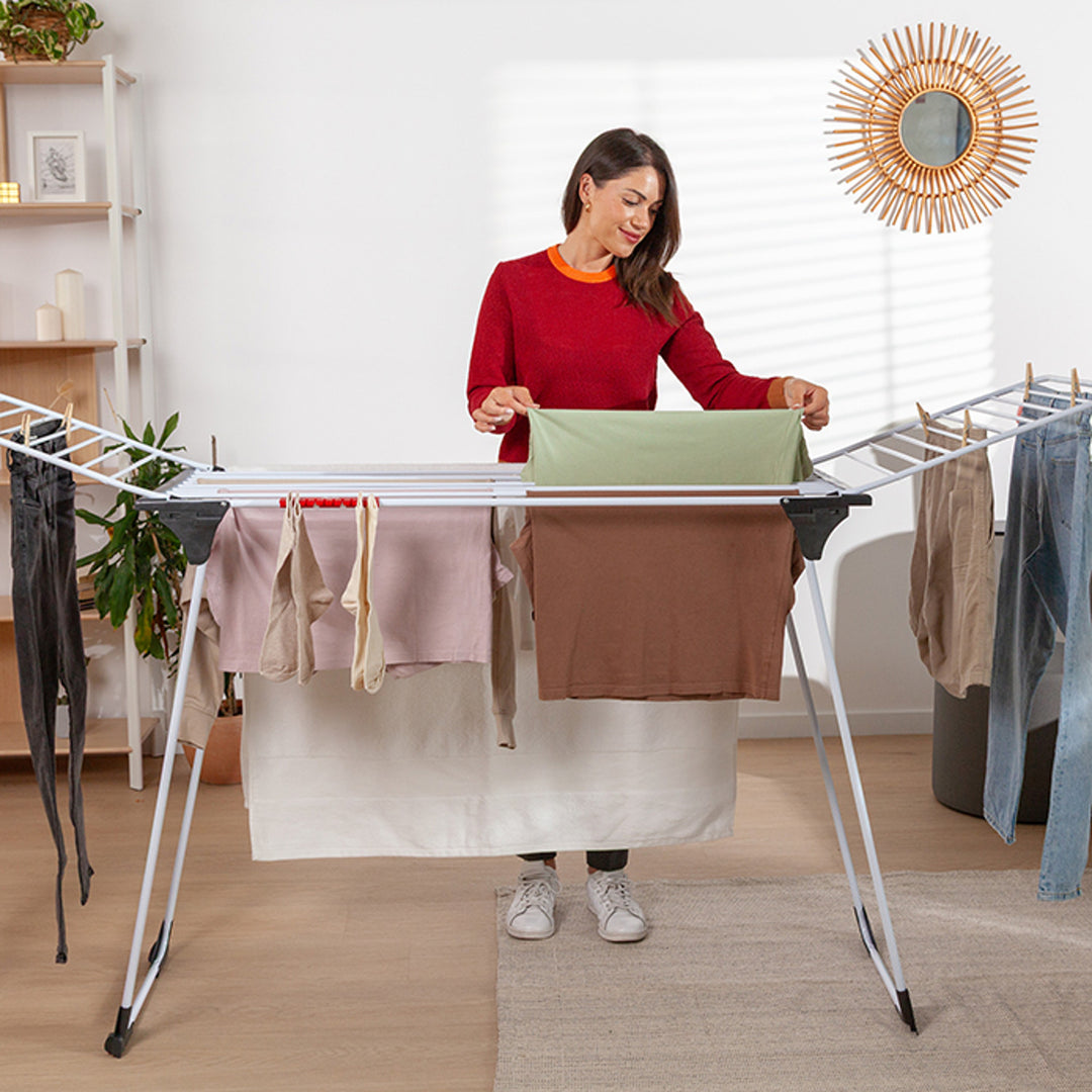 Sèchoir à linge 24m haute qualité blanc VILEDA Magnum