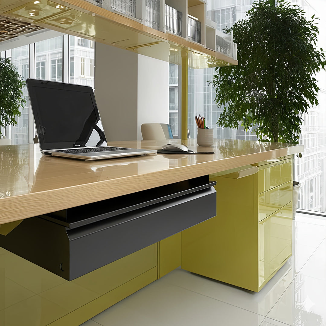 Tiroir sous-bureau ergonomique noir max 5kg Maclean MC-875