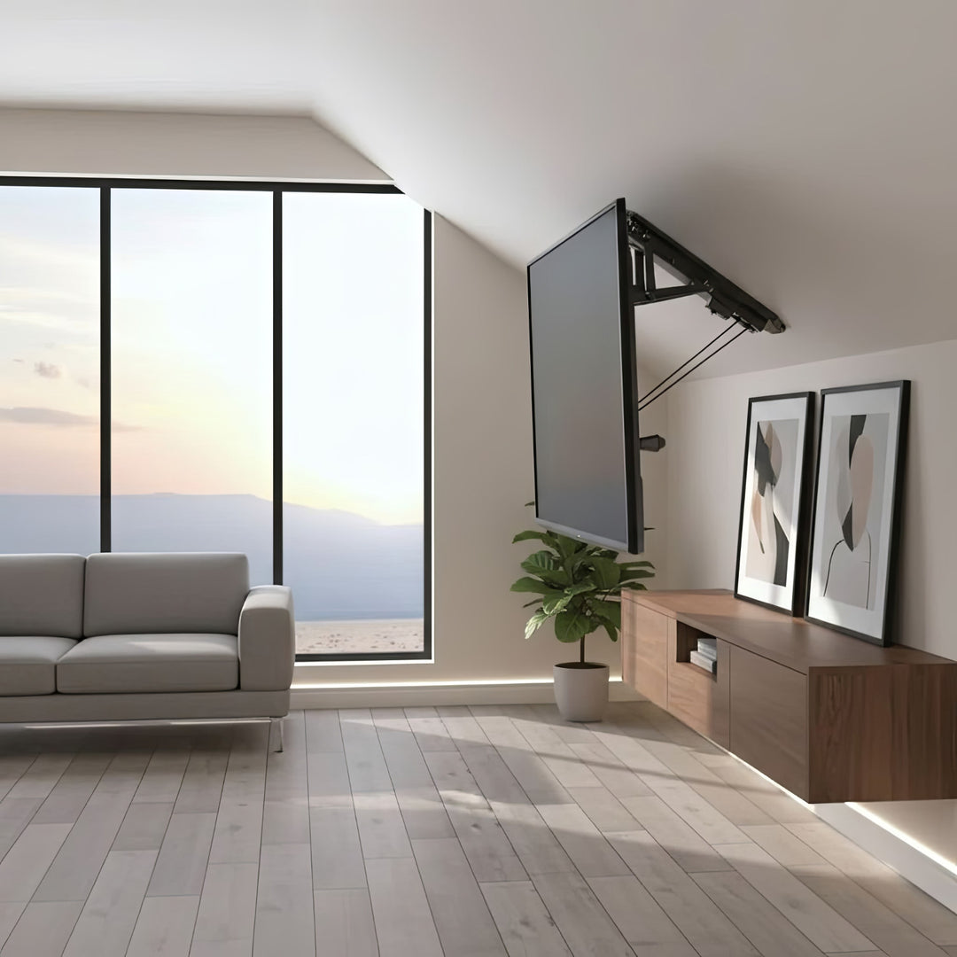 Support TV électrique au plafond 32 "-70" VESA 600x400 Maclean MC-880