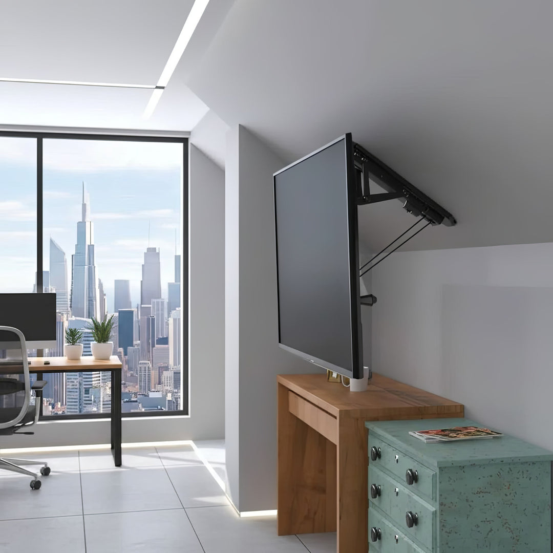 Support TV électrique au plafond 32 "-70" VESA 600x400 Maclean MC-880