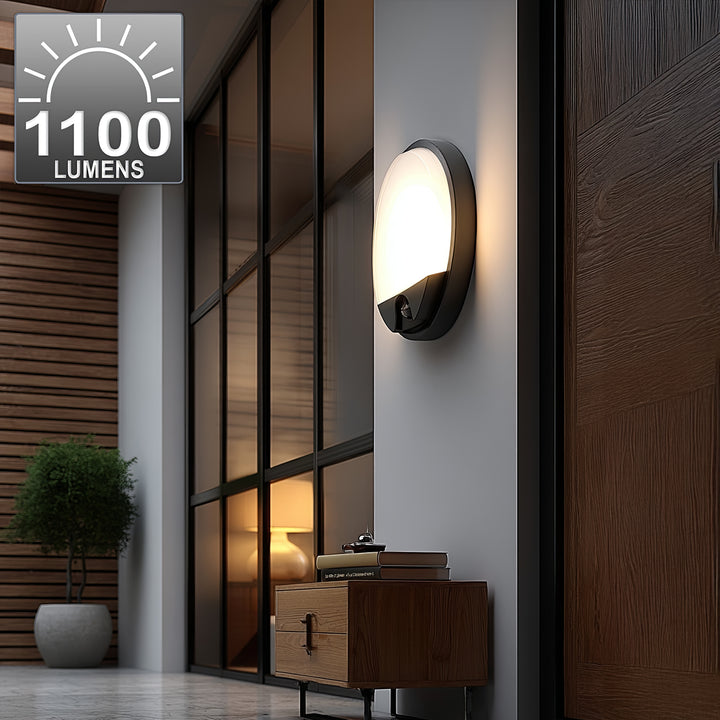 Lampe LED murale avec détecteur de mouvement infrarouge IP54 Maclean MCE291 GR