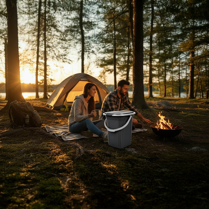 Toilette touristique portable anthracite 19L GreenBlue