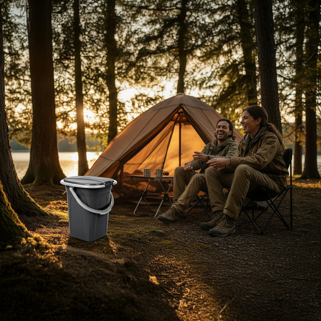 Toilette touristique portable anthracite 19L GreenBlue