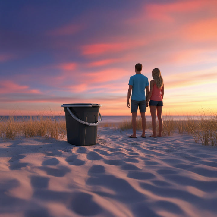 Toilette touristique portable anthracite 19L GreenBlue