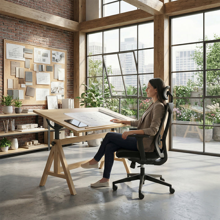 Siège de bureau ergonomique avec roulette Ergo Office.