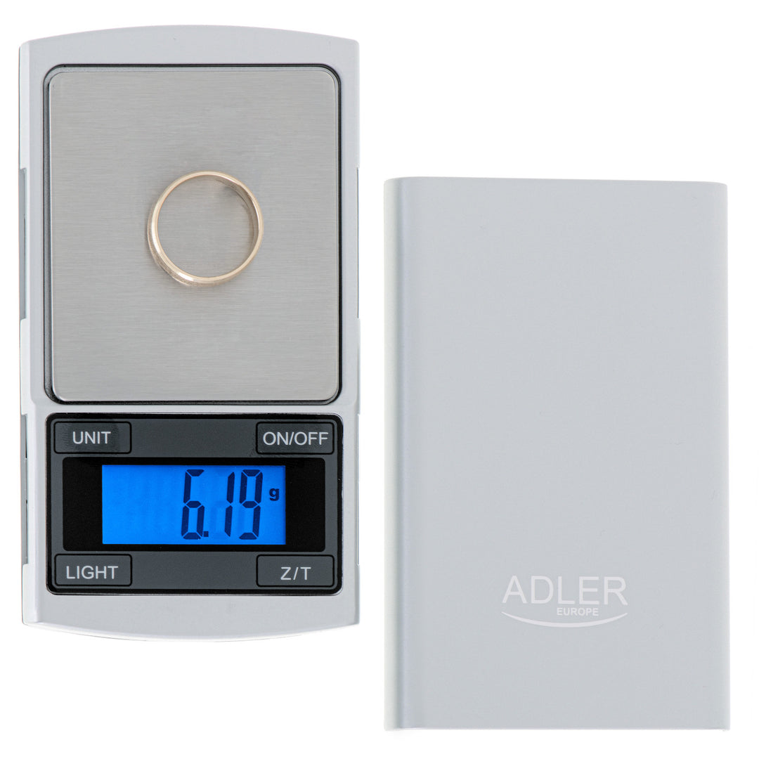 Balance de précision Adler, affichage LCD, jusqu'à 100g, AD 3168