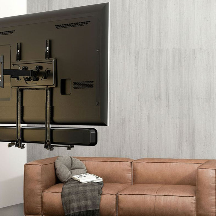 Support universel de barre de son jusqu'à 15kg Support de haut-parleur pour montage sous la TV