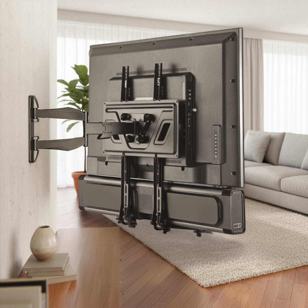 Support universel de barre de son jusqu'à 15kg Support de haut-parleur pour montage sous la TV