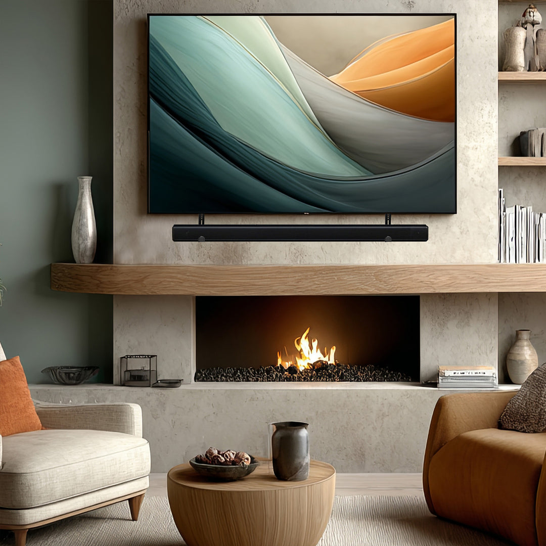 Support universel de barre de son jusqu'à 15kg Support de haut-parleur pour montage sous la TV