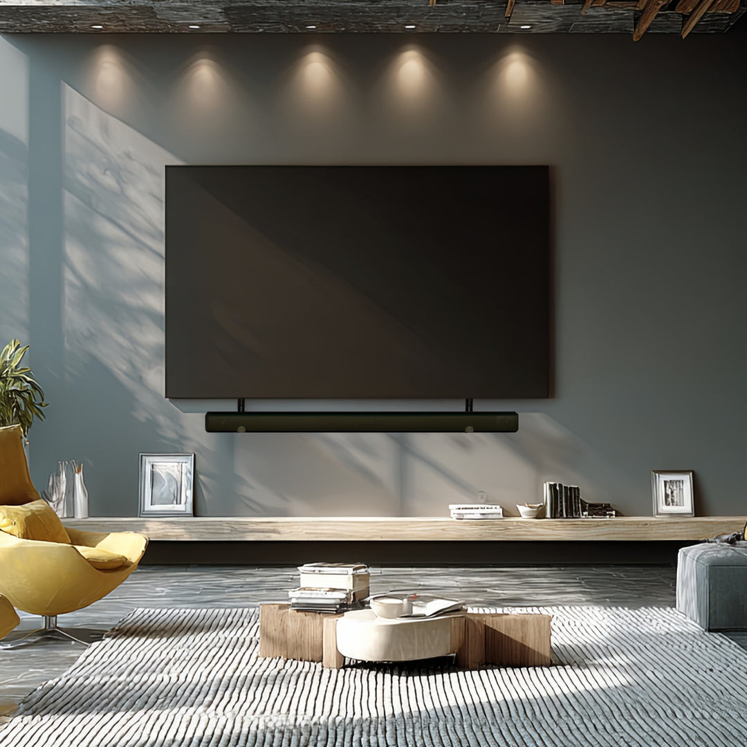 Support universel de barre de son jusqu'à 15kg Support de haut-parleur pour montage sous la TV