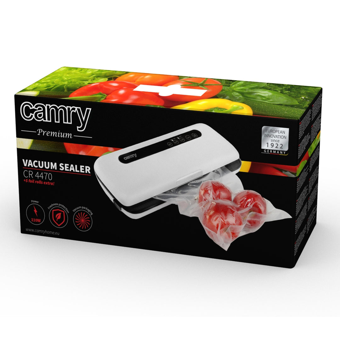 Machine à emballer sous vide Camry, 2 modes de fonctionnement, 2 vitesses, 110W, CR 4470