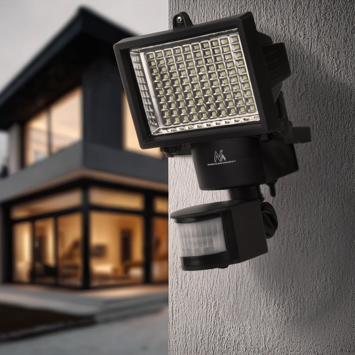 Lampes solaires Projecteur à LED avec détecteur de mouvement  W 360 lumens 6000 K Maclean