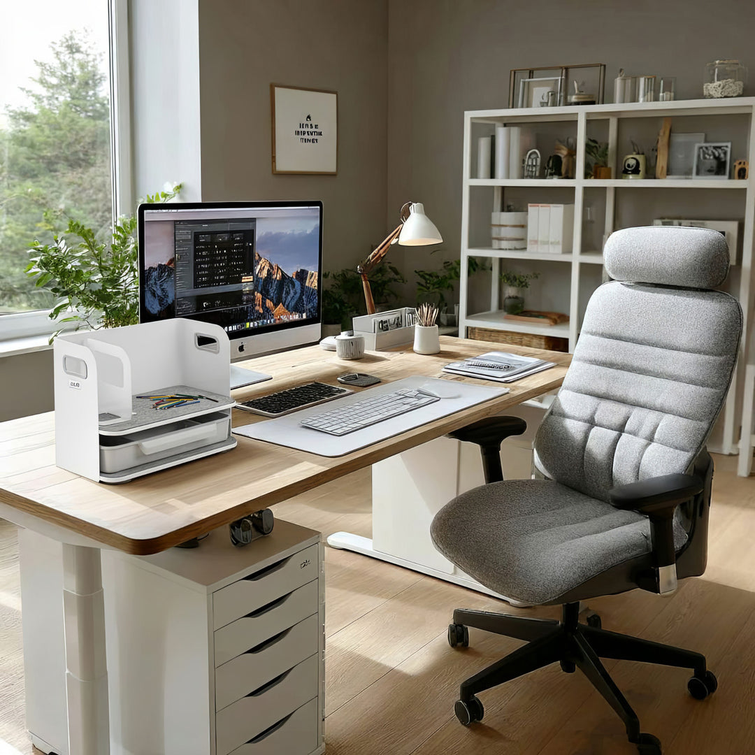 Ergo Office ER-440 Organisateur de bureau avec tiroir et tablette jusqu'à 10kg ER-440