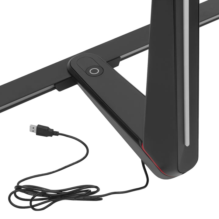 NanoRS RS167 Support pour moniteur de jeu réglable en hauteur LED RVB, 32-55" max VESA 400x400 max. 40kg,