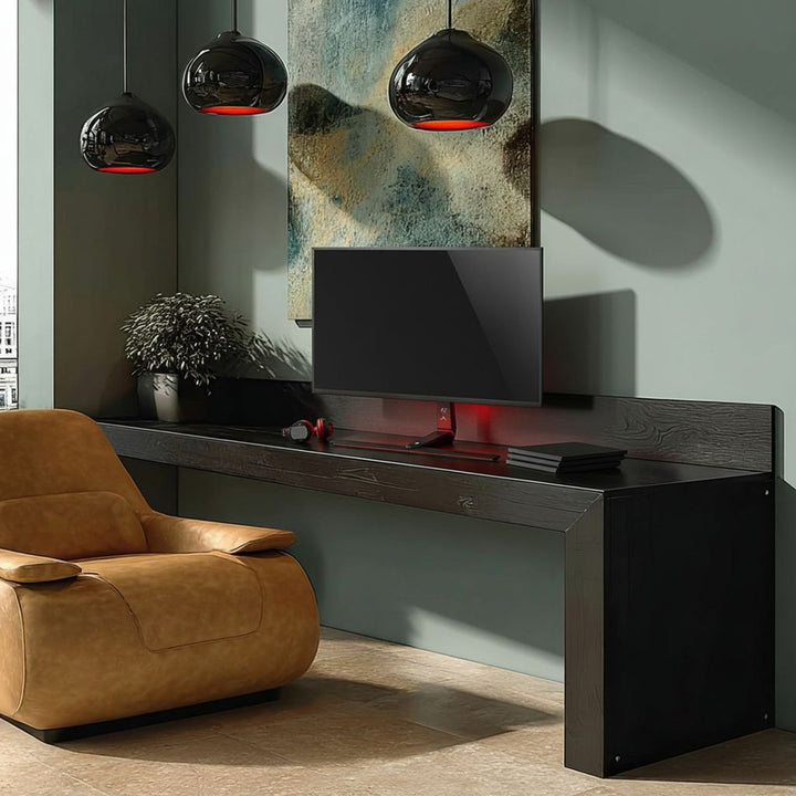 NanoRS RS167 Support pour moniteur de jeu réglable en hauteur LED RVB, 32-55" max VESA 400x400 max. 40kg,