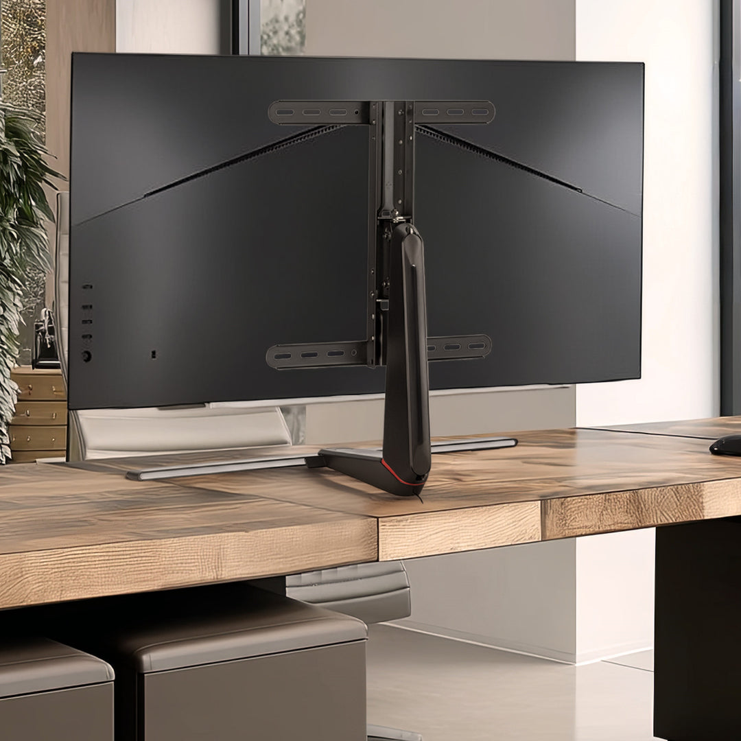 NanoRS RS167 Support pour moniteur de jeu réglable en hauteur LED RVB, 32-55" max VESA 400x400 max. 40kg,