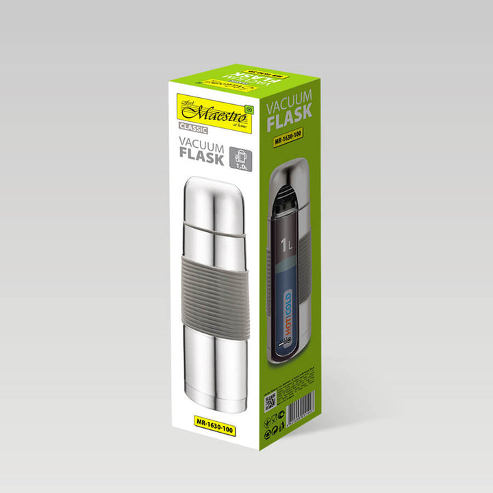 Thermos 1000 ml Maestro MR-1630-100 acier inoxydable 33 x 8,5 cm