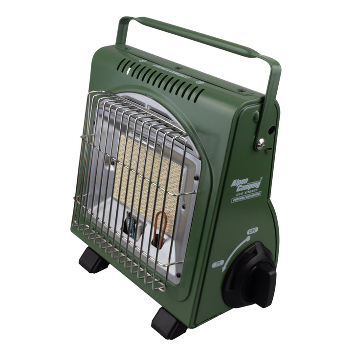 Chauffage à gaz portable Alpen Camping, consommation de gaz 124g/h, allumage piézo, IK-1000 PRO, ISLANDE