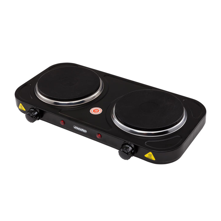Cuisinière électrique à deux brûleurs 2000W Mesko MS 6509 Prise britannique