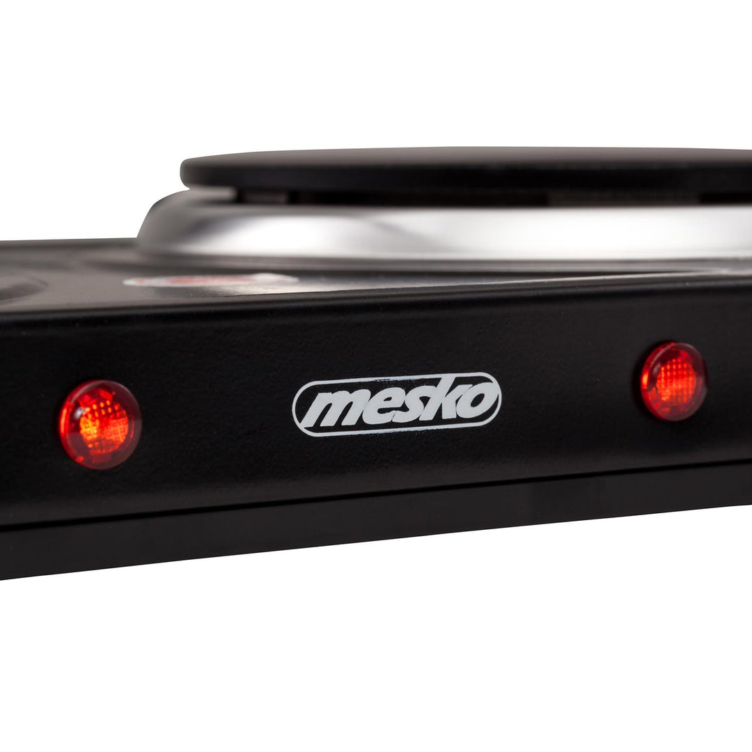 Cuisinière électrique à deux brûleurs 2000W Mesko MS 6509 Prise britannique