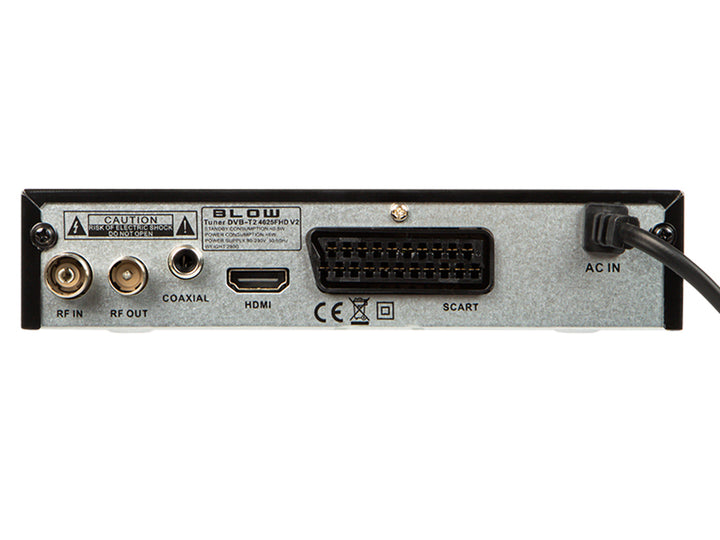 Tuner DVB-T/T2 4625FHD H.265 Blow idéal pour la réception du signal DVB T2
