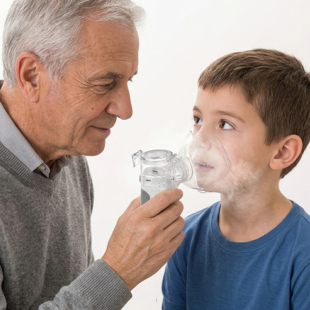 Inhalateur nébuliseur sans fil portable / de poche Promedix, kit, masques, PR-835