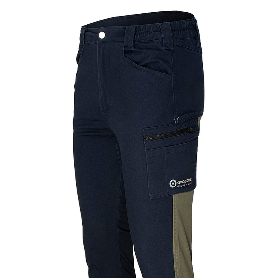 Pantalon de taille TUBBOS en bleu marine/olive, taille 48