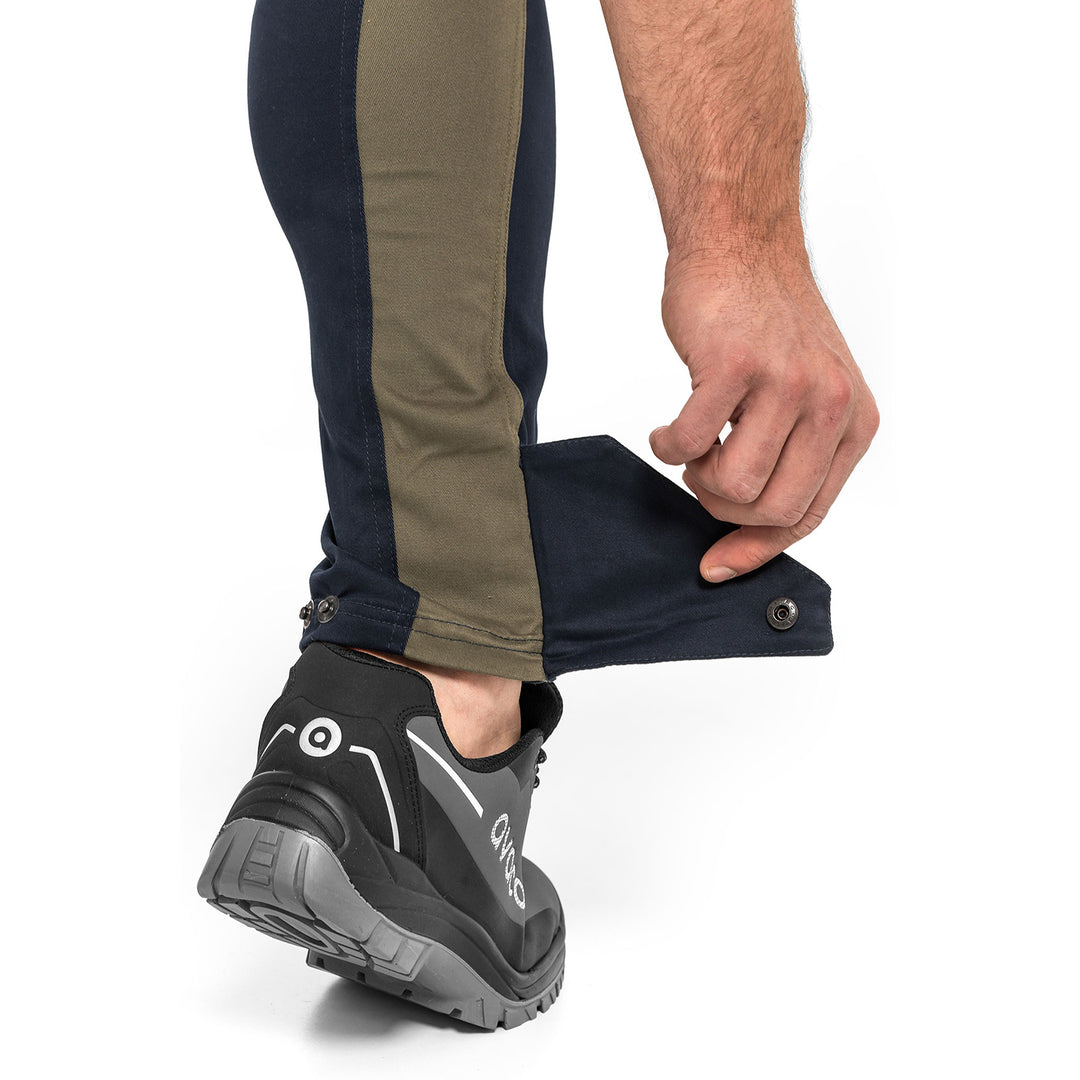 Pantalon de taille TUBBOS en bleu marine/olive, taille 52