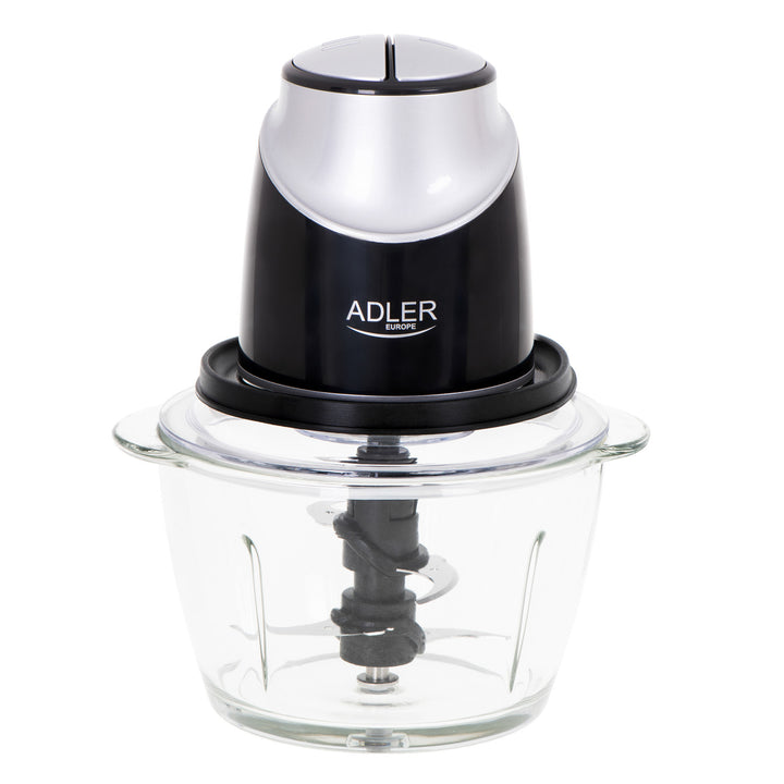 Hachoir avec bol en verre Adler AD 4082 300W lames en acier inoxydable