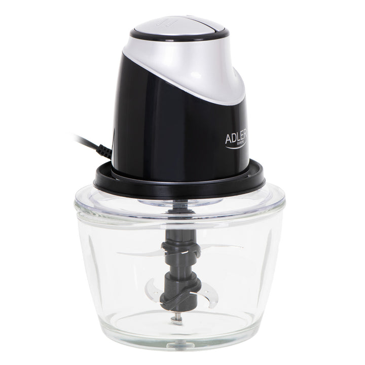 Hachoir avec bol en verre Adler AD 4082 300W lames en acier inoxydable