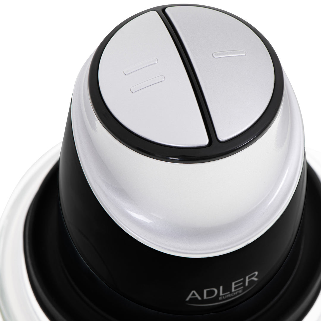 Hachoir avec bol en verre Adler AD 4082 300W lames en acier inoxydable